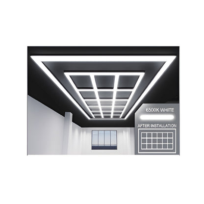 576W Designer Ceiling Lights with Frame 18 Square Boxes and border