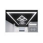 432W Designer Ceiling Lights with Frame 8 Diamonds and border