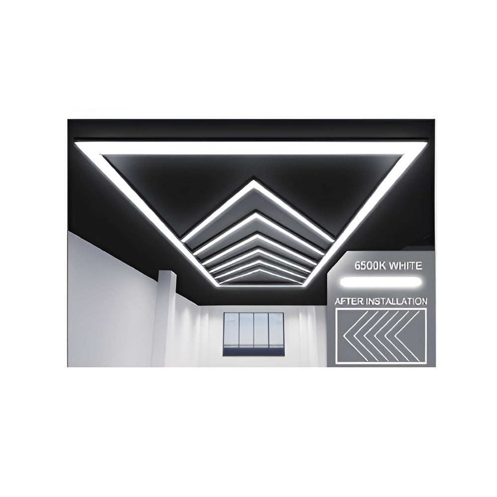 432W Designer Ceiling Lights with Frame 8 Arrow and border