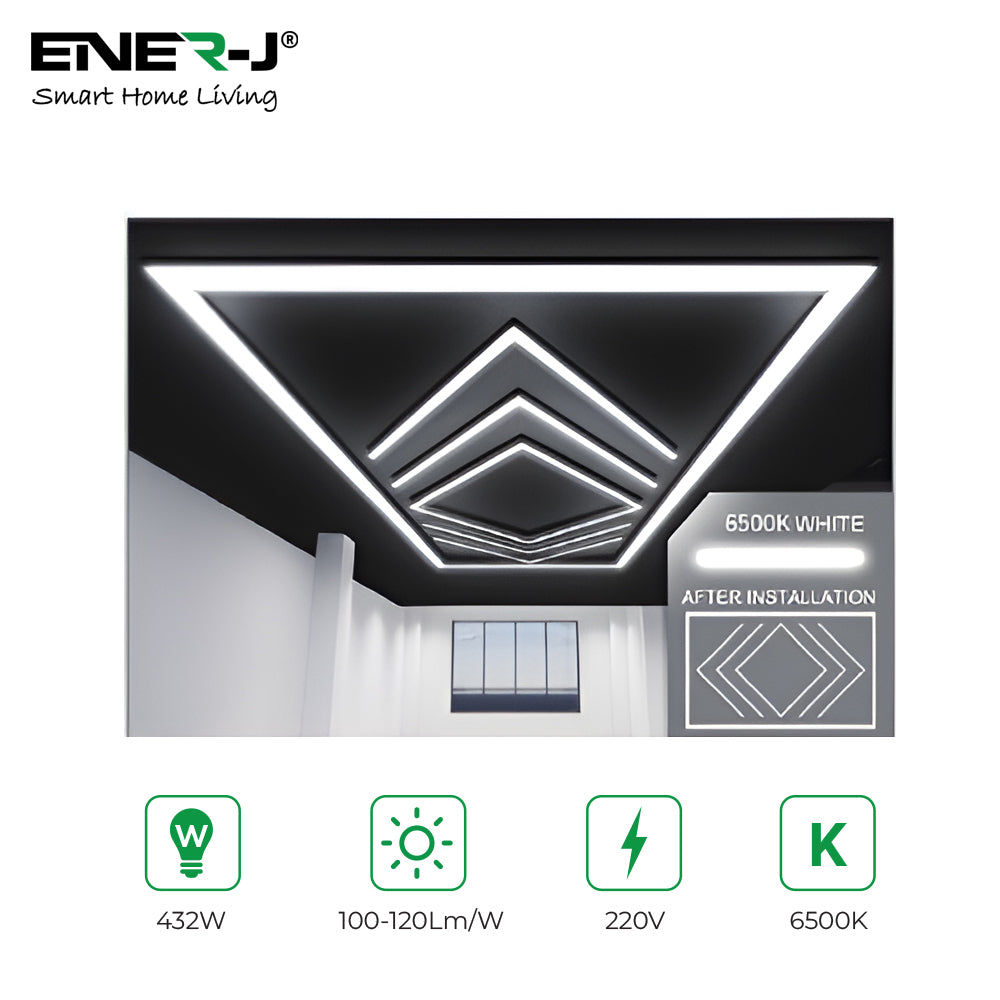 432W Designer Ceiling Lights with Frame 4 Arrow and border