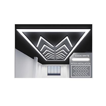 Ener-J Designer Ceiling Light 12 Arrow Border Frame 396W Cool White - CCT Switchable