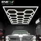 600W LED Hexagon Showroom Light Hexa Tube LED Panel Lighting Kit 69 Tubes 4000K