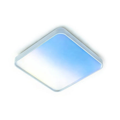 Ener-J 24W Scenic Surface LED Ceiling Light CCT RGBIC Square 380mm White