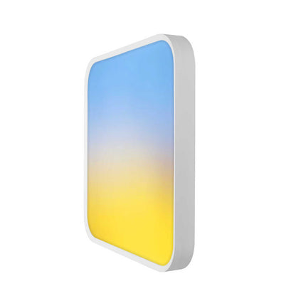 Ener-J 80W RGBIC Square Smart Sky Ceiling Light 500mm White 240V