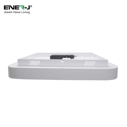 Ener-J 80W RGBIC Square Smart Sky Ceiling Light 500mm White 240V