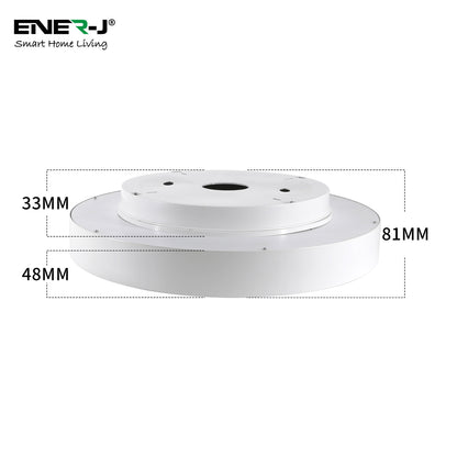 Ener-J 45W Sky Smart RGBIC Animated Ceiling Light 390mm White 240V