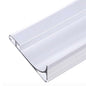 Heavy-duty aluminium skirting profile with a curved vertical rise and 60 mm height, Thickness 1.2mm, Length 3 Meters