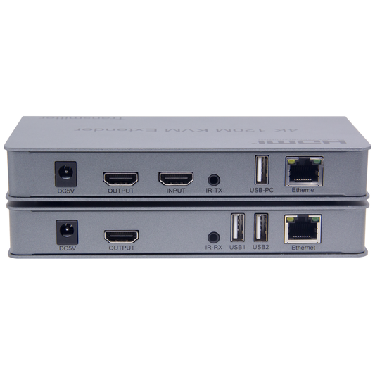 HDMI Extender 4K 100m over Ethernet with IR & Audio