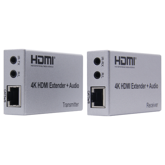 HDMI Extender 4K 120m over Ethernet + KVM