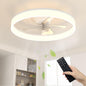 60cm Ceiling Fan with LED Light - White