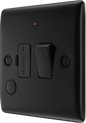 BG Nexus Metal Matt Black Fused Connection Unit