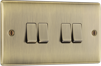 BG Nexus Metal Antique Brass 20A 16Ax Light Switches