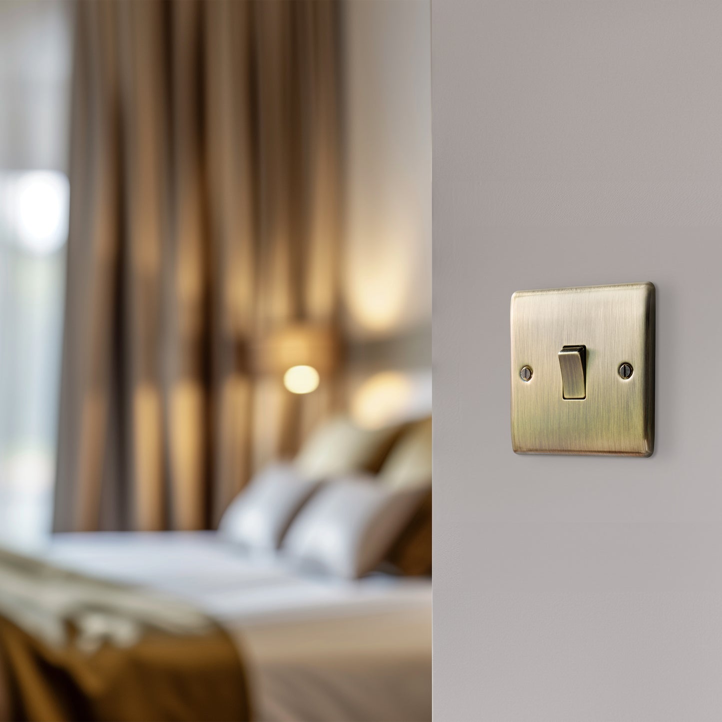 BG Nexus Metal Antique Brass 20A 16Ax Light Switches