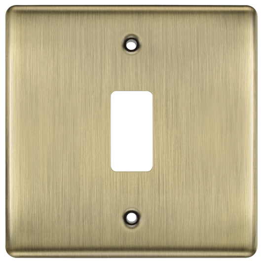 BG Nexus Metal Antique Brass Grid Front Plates