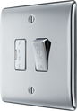 BG Nexus Metal Polished Chrome Fan Isolator