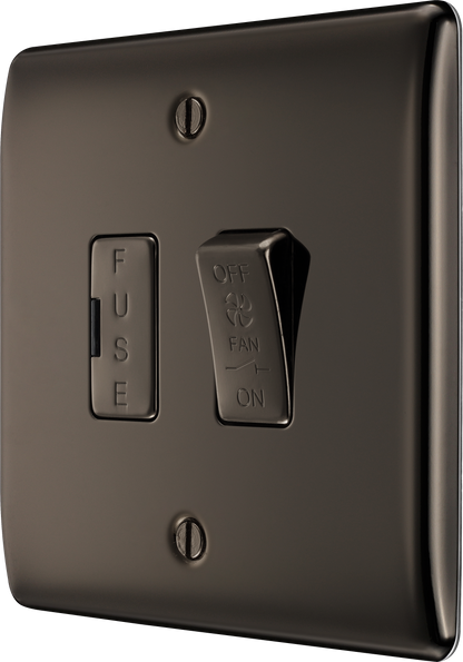 BG Nexus Metal Black Nickel Fan Isolator