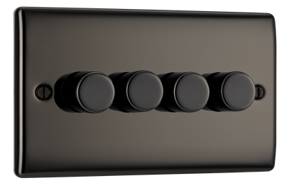 BG Nexus Metal Black Nickel Dimmer Switch