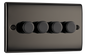 BG Nexus Metal Black Nickel Dimmer Switch