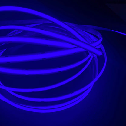 Blue COB LED Strip Light - 24V, 528 LEDs/m, 14W/m