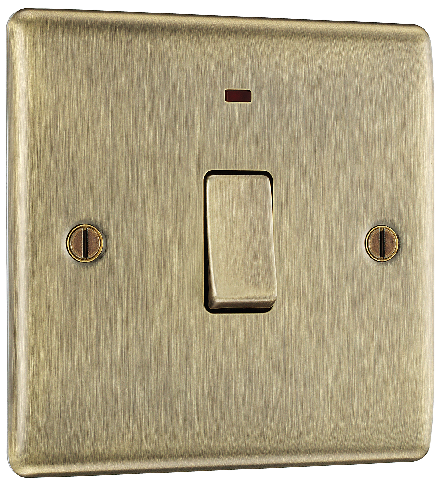 BG Nexus Metal Antique Brass 20A Double Pole Switches