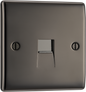 BG Nexus Metal Black Nickel Telephone & Data Outlet
