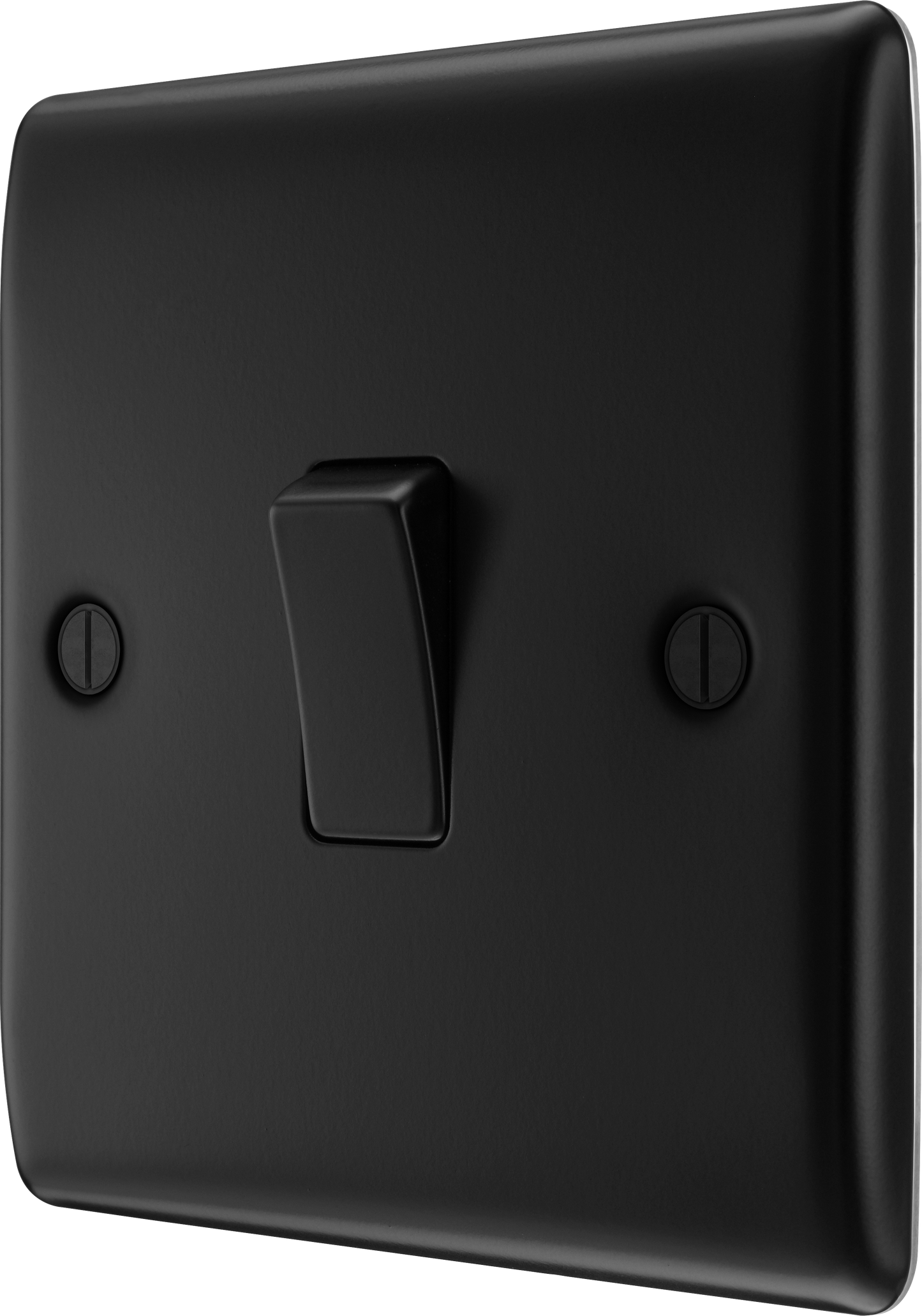 BG Nexus Metal Matt Black 16Ax Light Switch