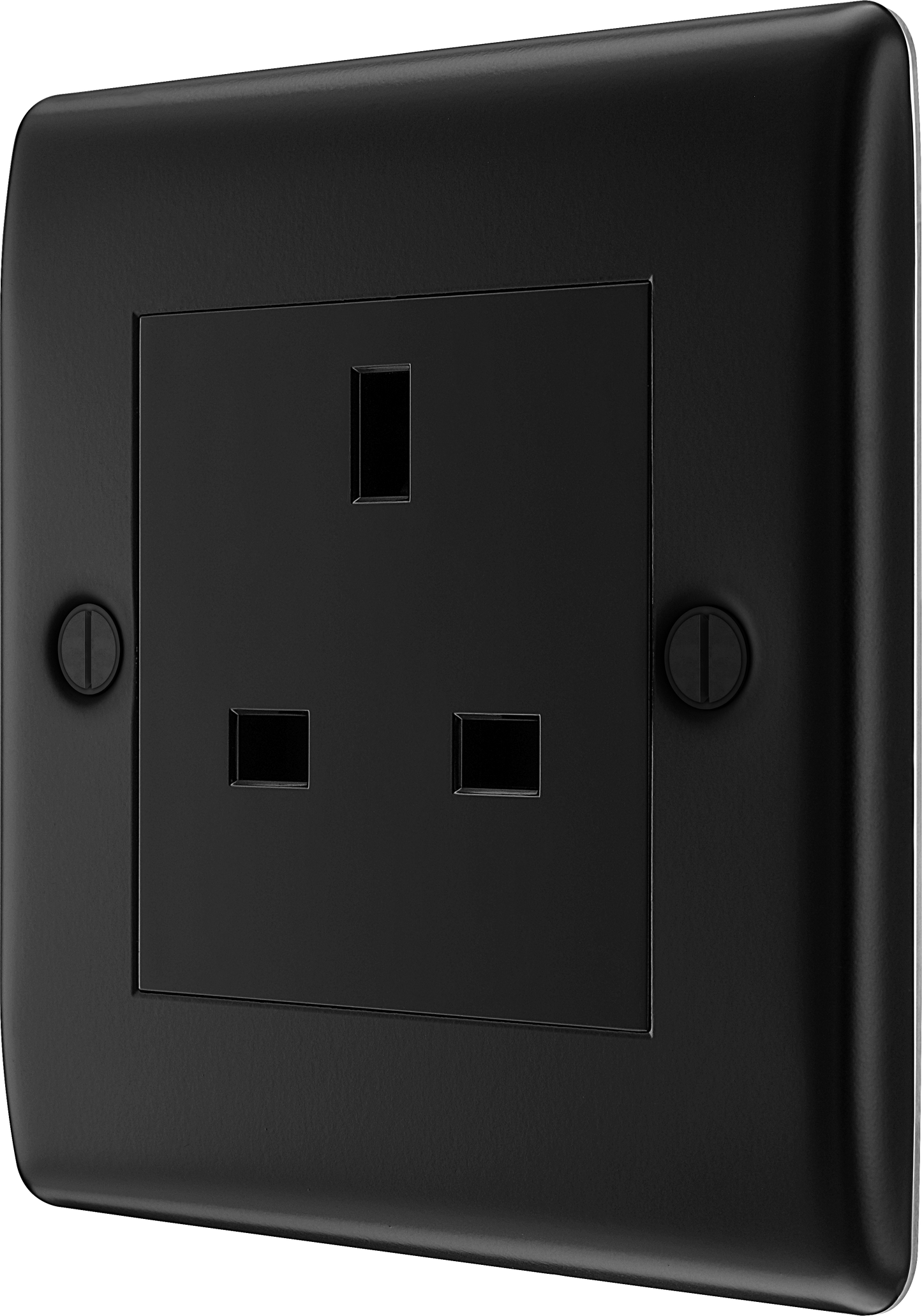 BG Nexus Metal Matt Black 13A Socket