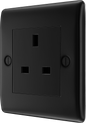 BG Nexus Metal Matt Black 13A Socket