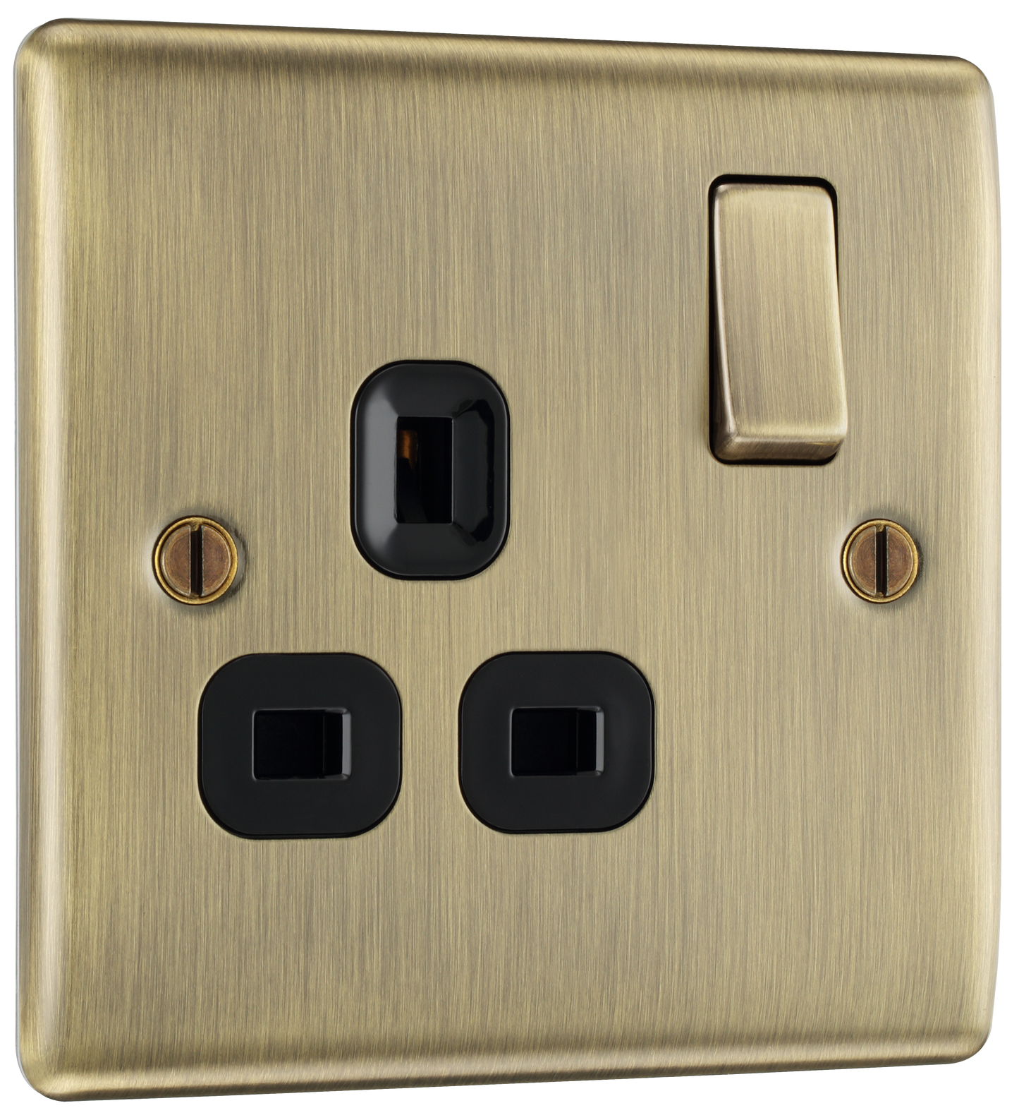 BG Nexus Metal Antique Brass 13A Sockets