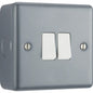 BG Metal Clad Double, 2 way switch - MC542-02