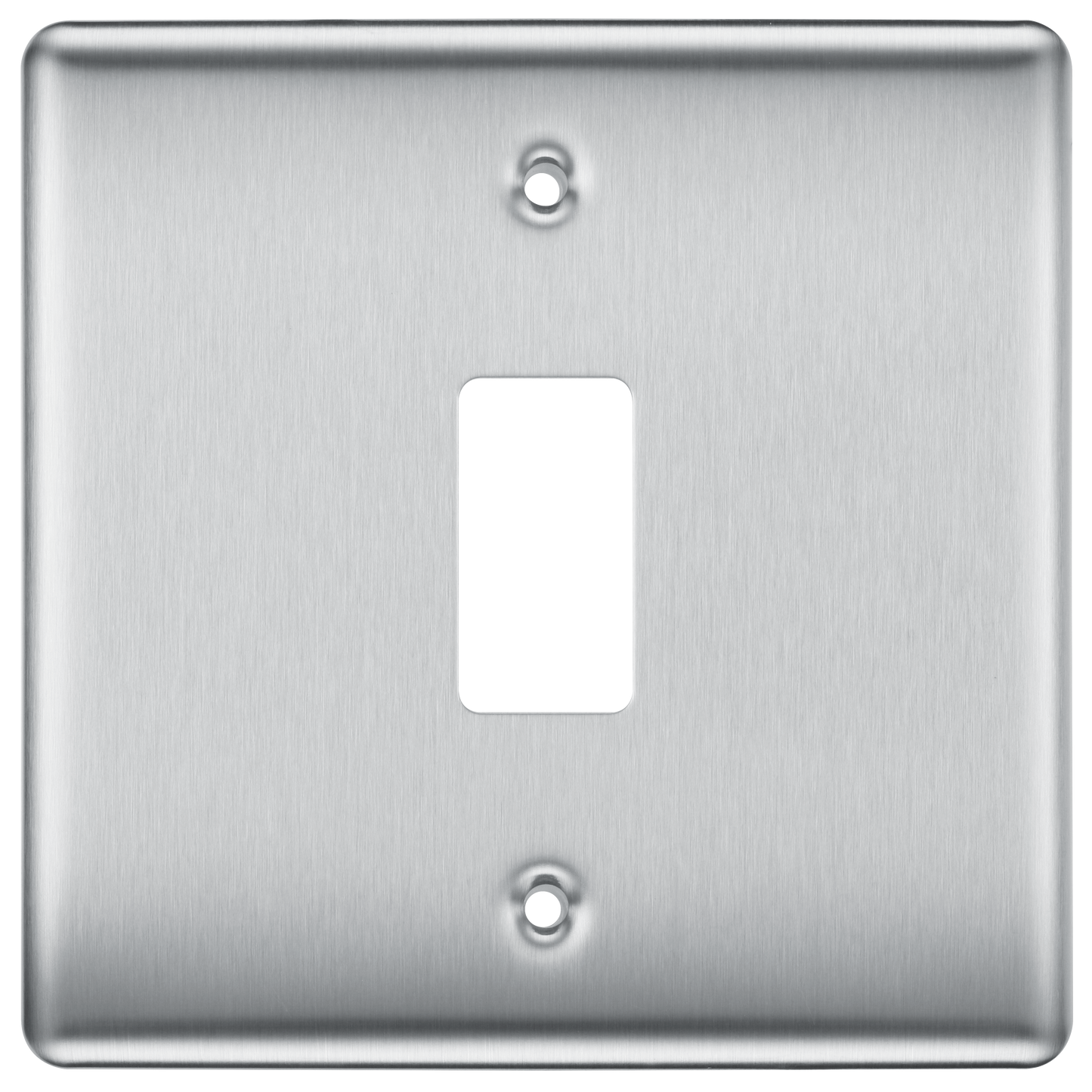 BG Nexus Metal Brushed Steel Grid Front Plate