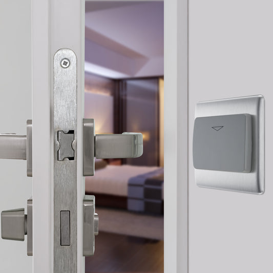 BG Nexus Metal Brushed Steel Hotel Key Card Switch
