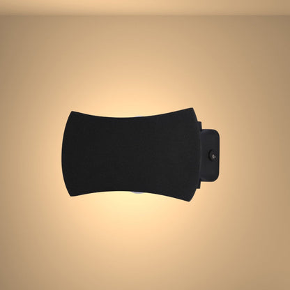 Black Up Down Outdoor Modern LED Wall Light 4000K