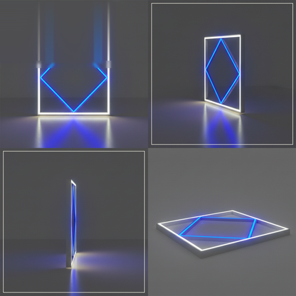 LED Diamond Frame Panel Light 72W 600x600mm