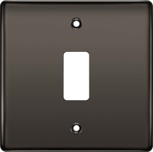 BG Nexus Metal Black Nickel Grid Front Plate