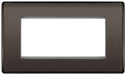 BG Nexus Metal Black Nickel Euro Module Front Plate