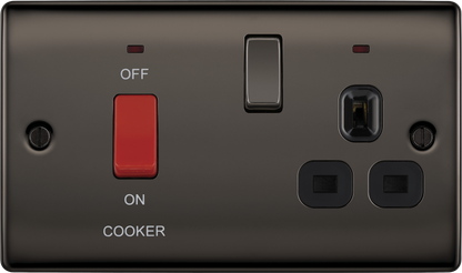 BG Nexus Metal Black Nickel Cooker Control Unit