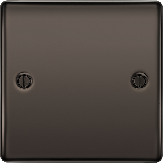 BG Nexus Metal Black Nickel Blank Plate