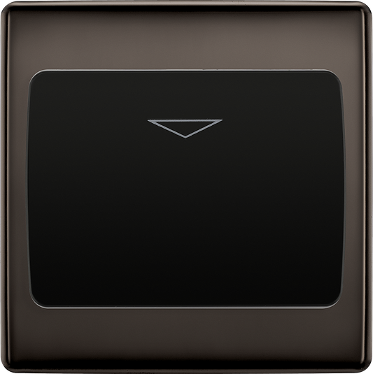 BG Nexus Metal Black Nickel Hotel Key Card Switch