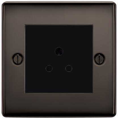 BG Nexus Metal Black Nickel Round Pin Socket