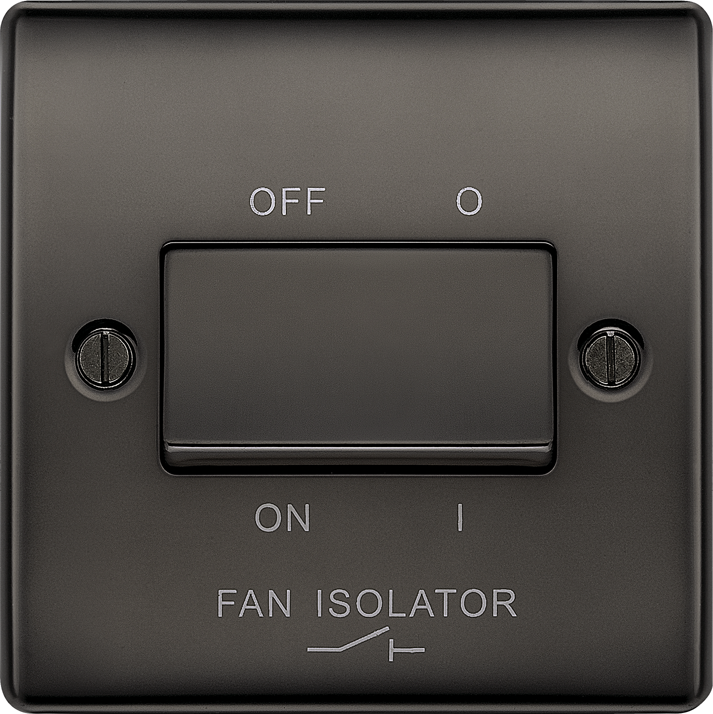 BG Nexus Metal Black Nickel Fan Isolator