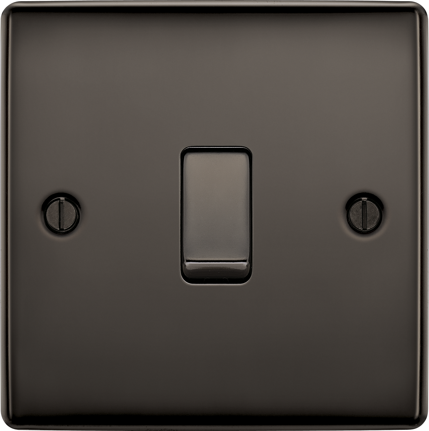 BG Nexus Metal Black Nickel 16Ax Light Switch