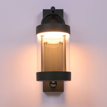 Cassian LED Outdoor Lantern Wall Light 8W 3000K Dark Grey
