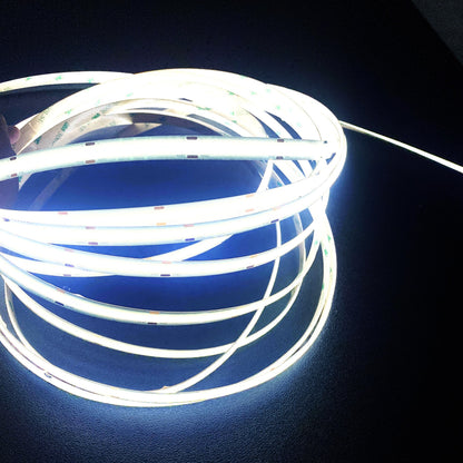 Cool White COB LED Strip Light - 24V, 528 LEDs/m, 14W/m