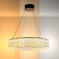Crystal Gold Pendant Chandelier Light with Remote Control