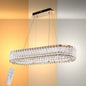 Crystal Gold Pendant Chandelier Light with Remote Control