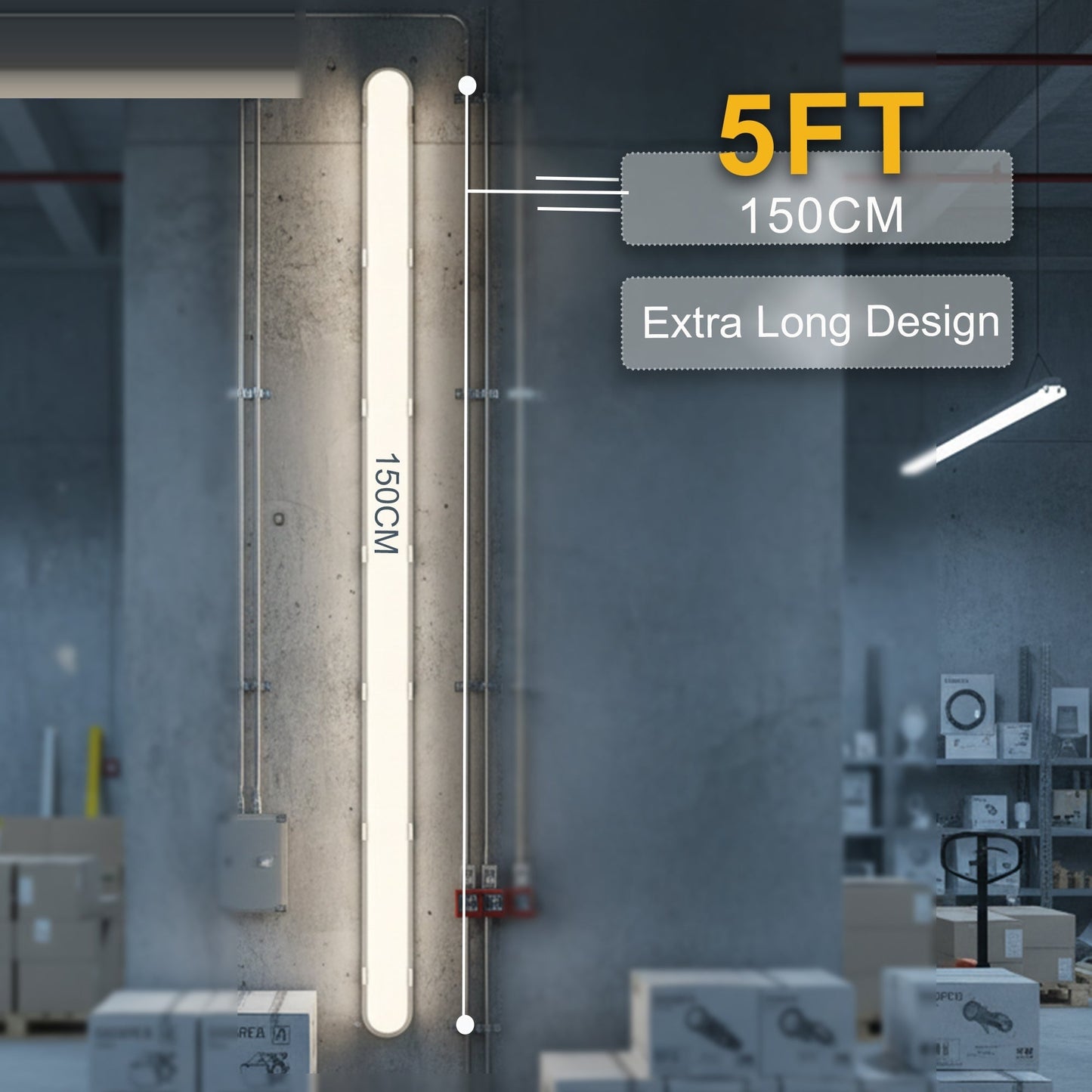 LED Batten Light 3CCT IP65 - 6ft (72W)