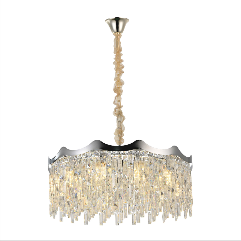 Crown Crystal Chandelier Ceiling Light