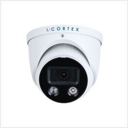 λ | Cortex 4K AI Dual Illumination Active Deterrent Turret Camera (White)