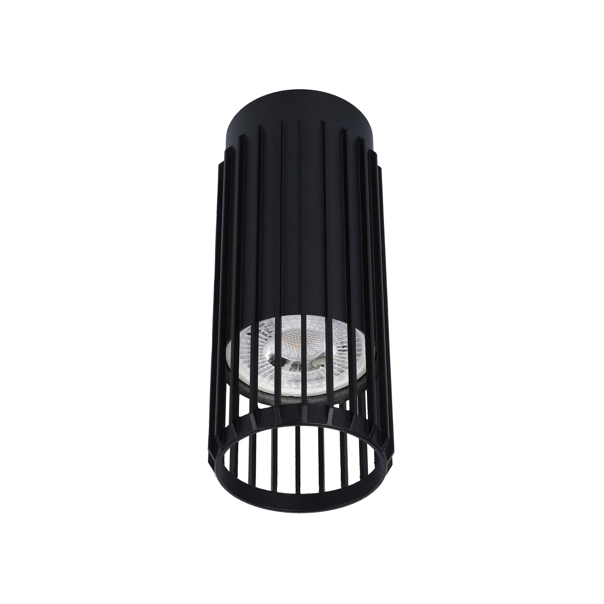 Cylindrical Slatted Flush Mount Light – TekLed